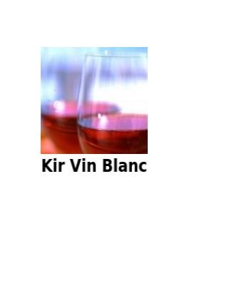 Kir au vin blanc