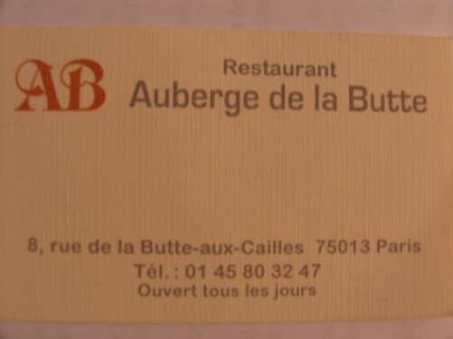 Auberge de la Butte