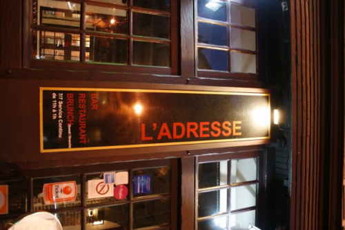 L'Adresse